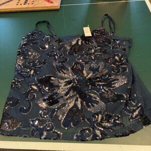 sequined camisole NEW with tag